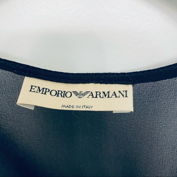 Emporio Armani Silk and Linen Vest Top - Picture 5 of 6